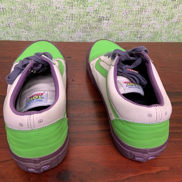 Vans Old Skool x Disney Pixar Toy Story Buzz Lightyear Low Top Men 9 Women 10.5 - Picture 6 of 9